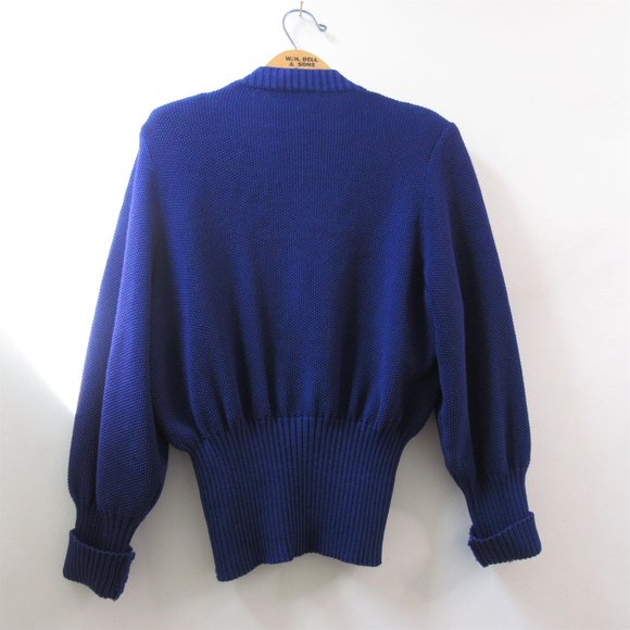 YSL Rive Gauche By Yves Saint Laurent Vintage Cardigan Sweater - Picture 4 of 6